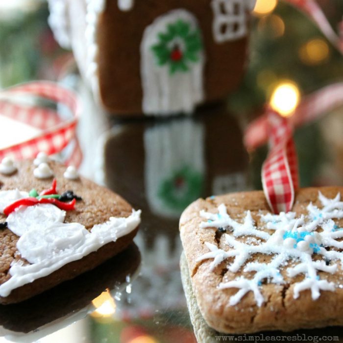 Make yummy cookies, gingerbread houses AND ornaments with this easy gingerbread cookie recipe!