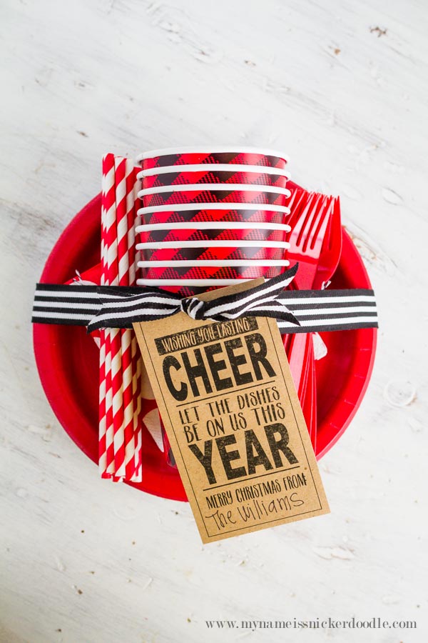 Love this non-food neighbor gift idea! via @mynameissnickerdoodle