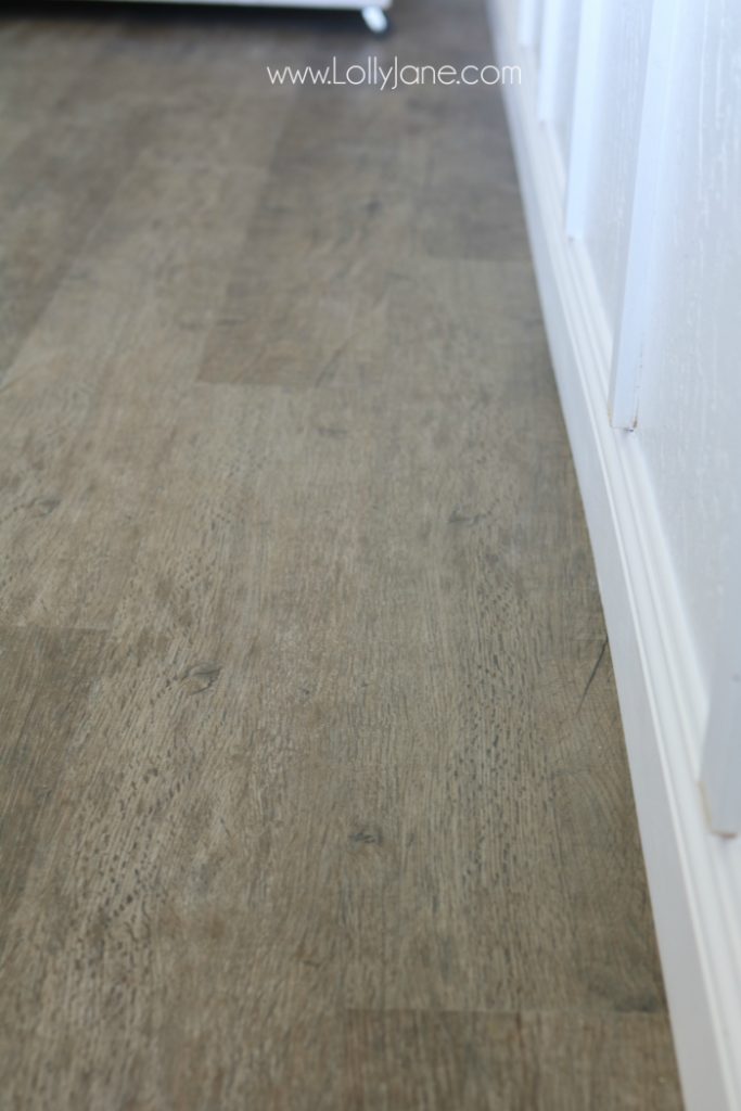 How to find the right flooring installers. Love this concrete to vinyl flooring makeover!