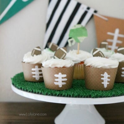 easy DIY football game day decorations