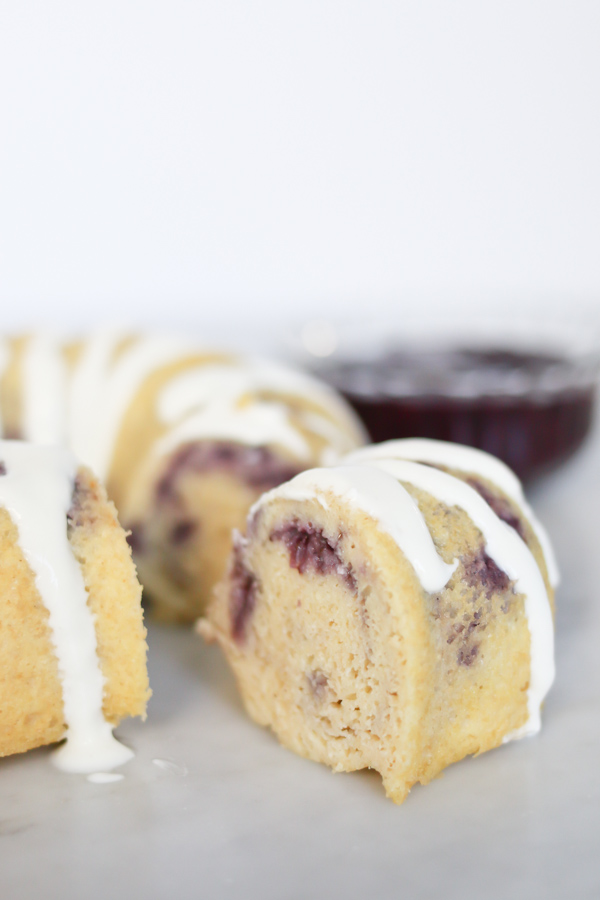 Instant Pot Dessert Recipes - berries and cream breakfast cake