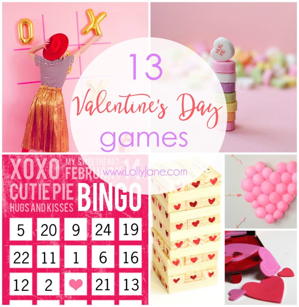 13 giochi di San Valentino facili e divertenti! Ama questi divertenti giochi di San Valentino per bambini e adulti!'s Day games! Love these fun Valentine's Day games for kids or adults alike!