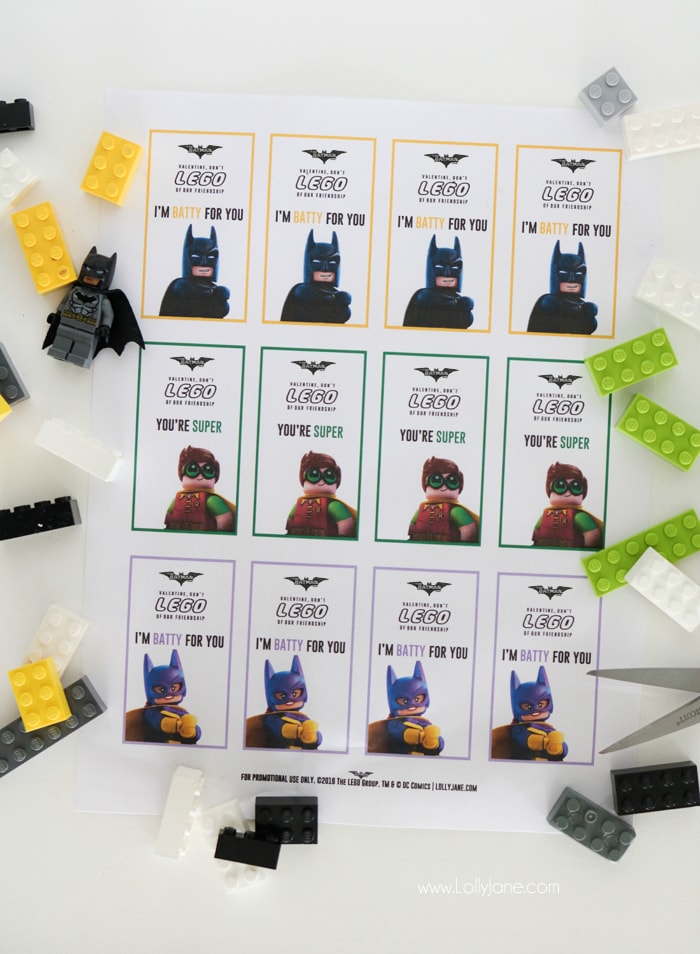 LEGO Batman Valentines