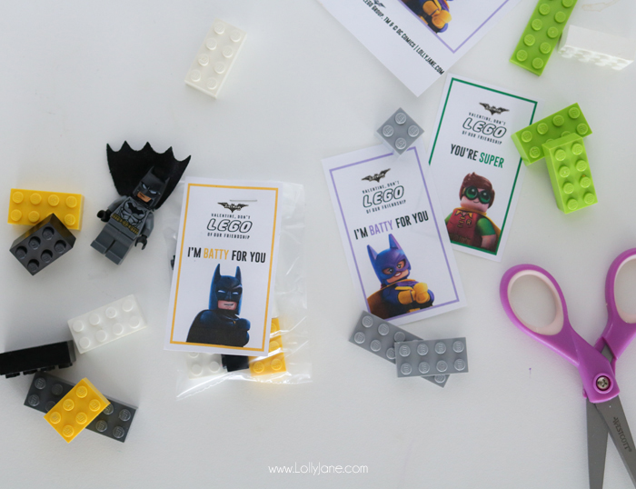 Free LEGO Batman Valentines... just print off OR include with LEGO's or LEGO candies!