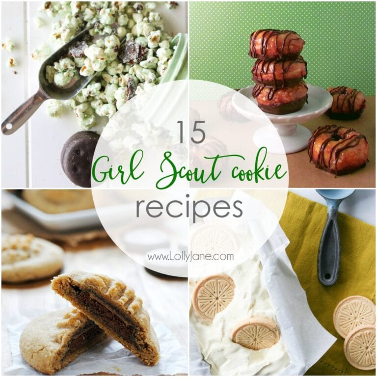 15 Girl Scout Cookie Recipes