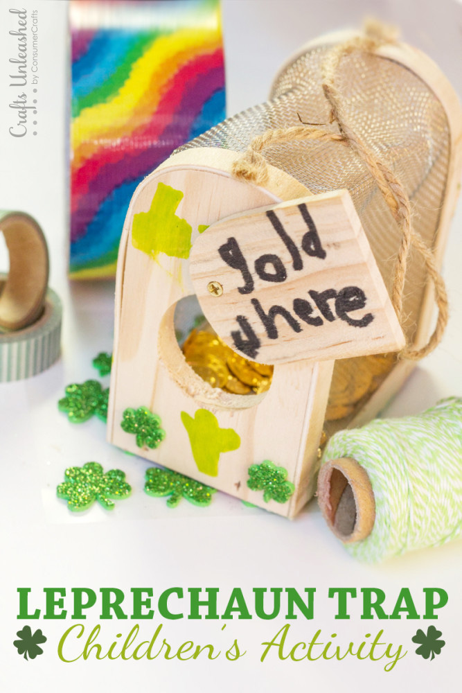 St Patrick's Day Crafts - Leprechaun Trap - Lia Griffith