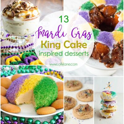 13 Mardi Gras King Cake Desserts