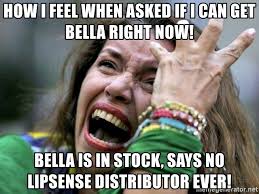 Senegence Bella LipSense out of stock meme. #lipsense #senegence #bellalipsense