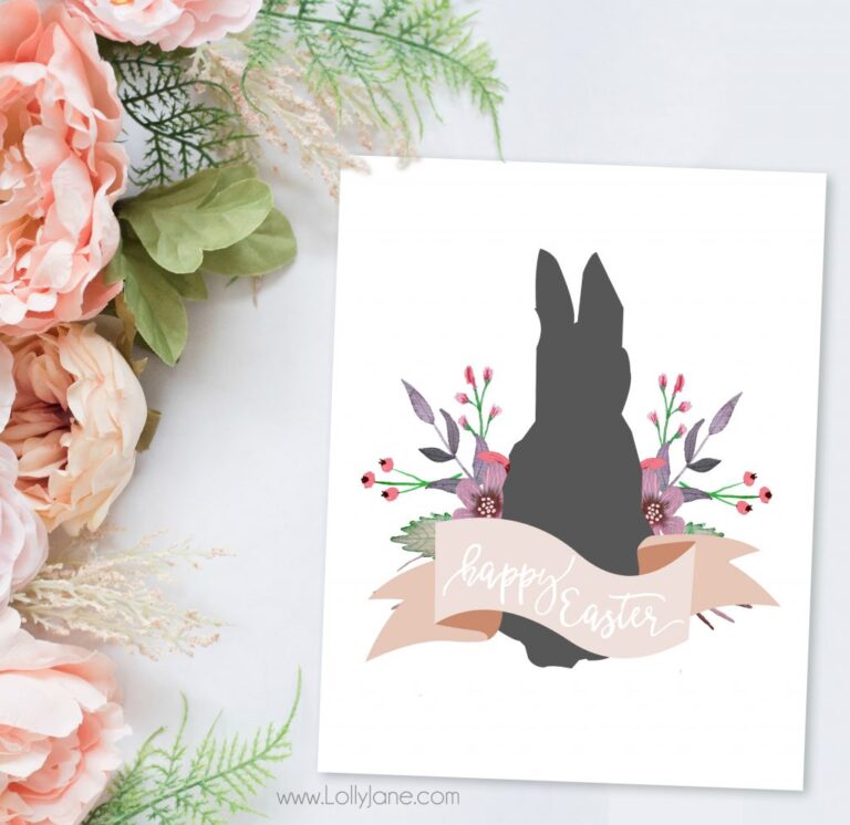 happy easter printable art