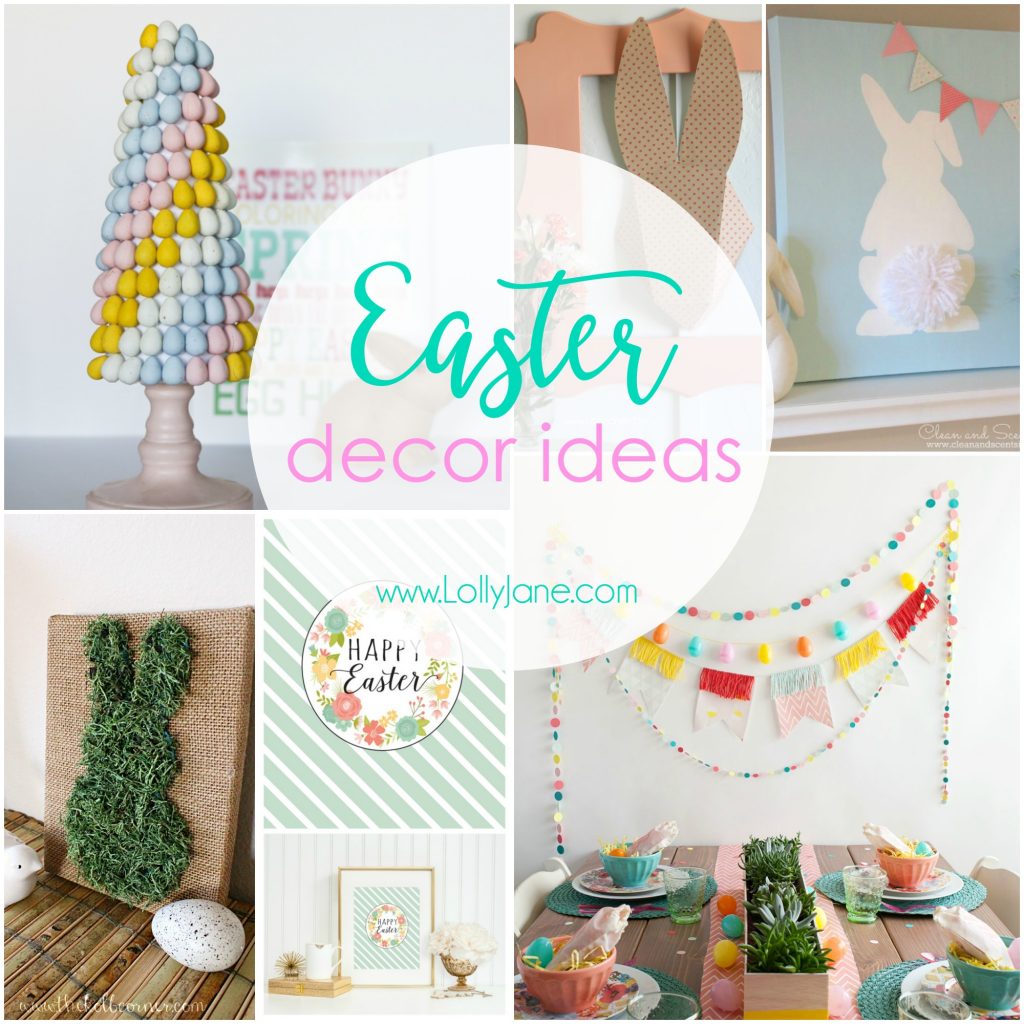 DIY Easter Decorations (20+ Projects!) - DIY Candy