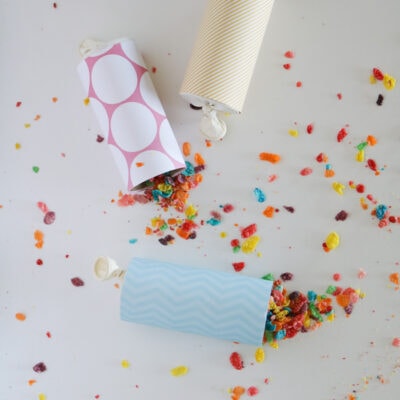 diy party poppers tutorial