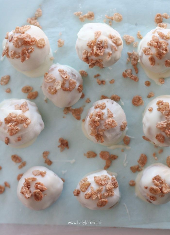 easy cinnamon white chocolate truffles recipe