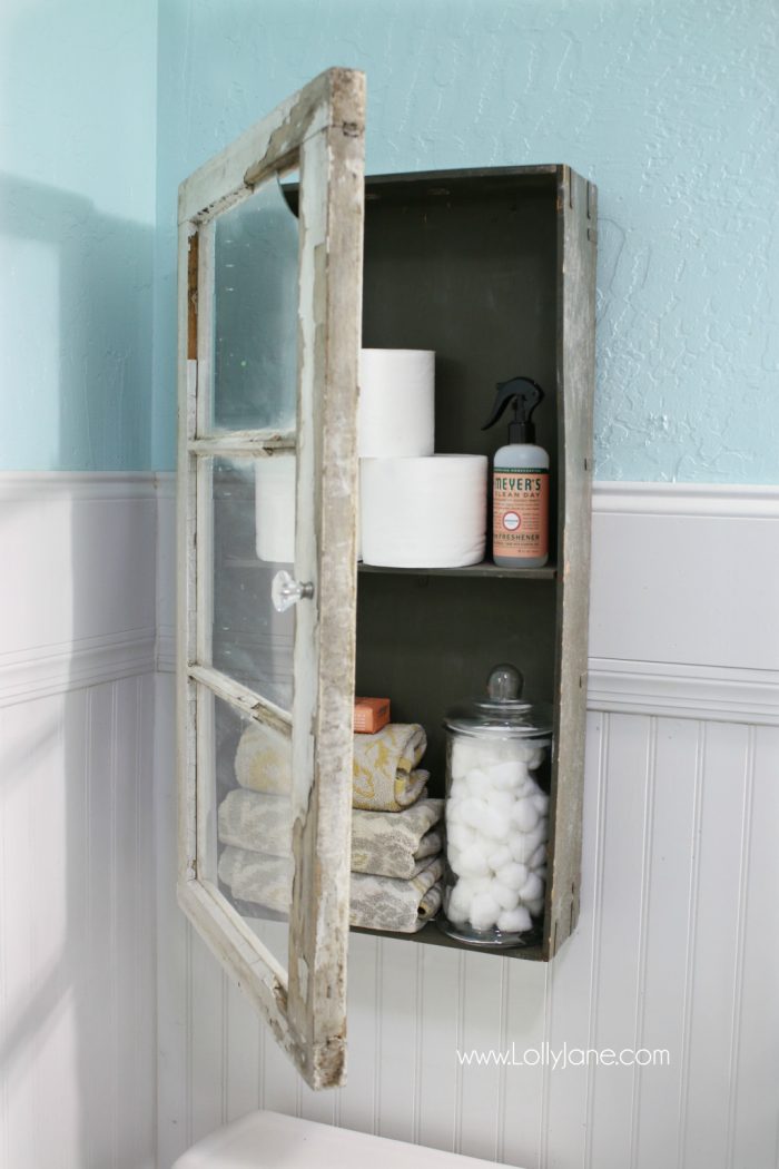 Diy Bathroom Cabinet Vintage Farmhouse Bathroom Cabinet Tutorial