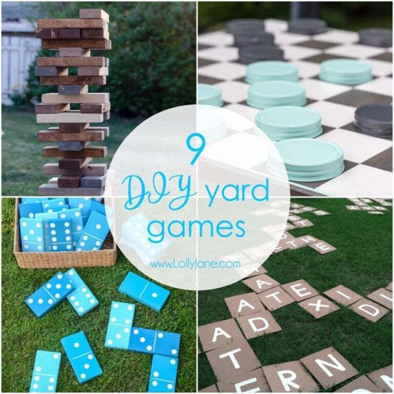 9 DIY Outdoor Yard Games