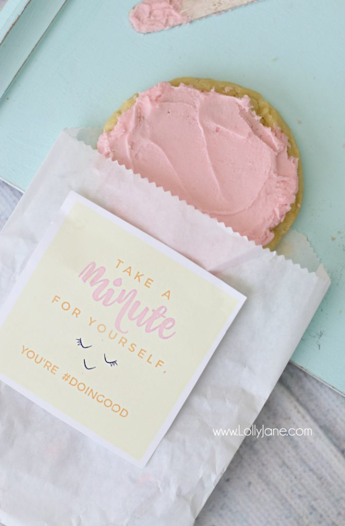 The yummiest sugar cookies ever! Put them in a "basket of sunshine" to encourage someone they're #doingood :)