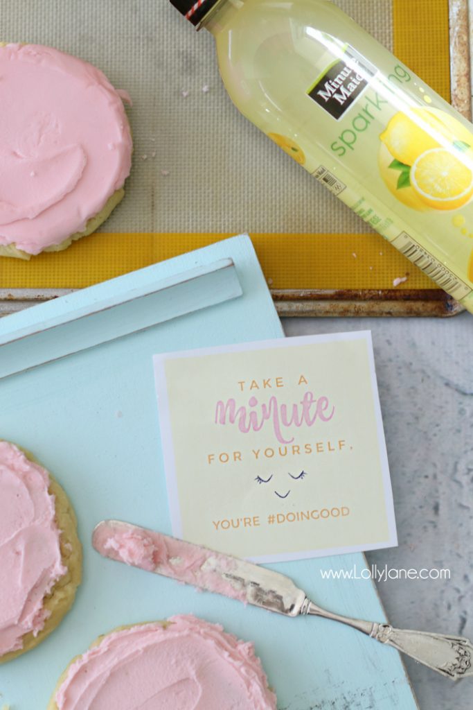 The yummiest sugar cookies ever! Put them in a "basket of sunshine" to encourage someone they're #doingood :)