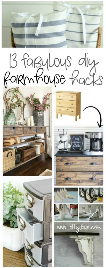 13 Fabulous Farmhouse Style Hacks - Lolly Jane 13 Fabulous Farmhouse Style Hacks Lolly Jane