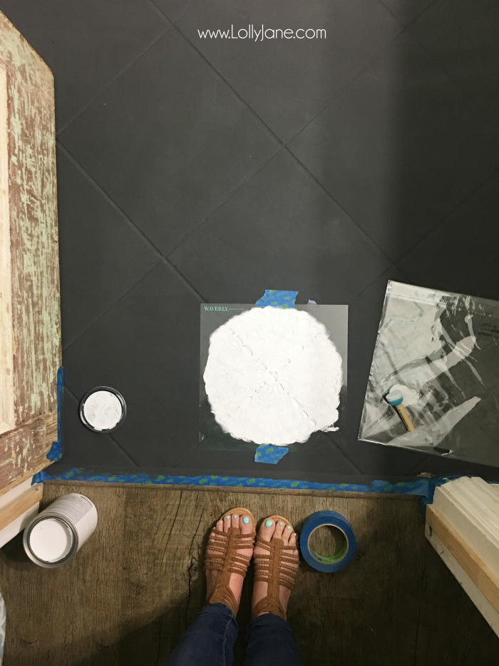 Hate your tile floors? Paint them! - Lolly Jane