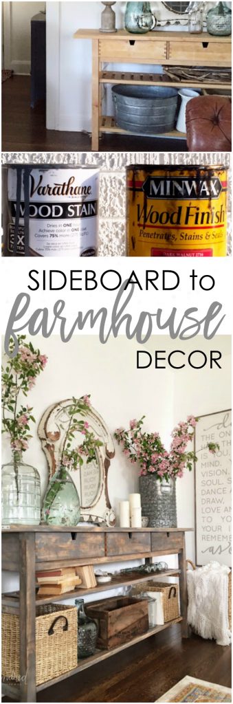 Such an insane Ikea hack! The before is so boring, adore this sideboard makeover!!