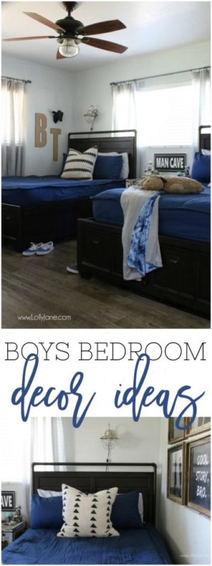 boys bedroom decor - Lolly Jane