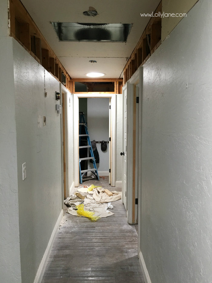 Putting the house back together after a ceiling remodel. Removing dropped ceilings to 8' ceilings to install new lights. Lots of work in this old farmhouse remodel!