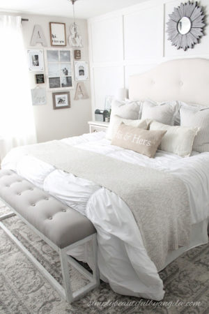 11 stunning farmhouse master bedrooms - Lolly Jane