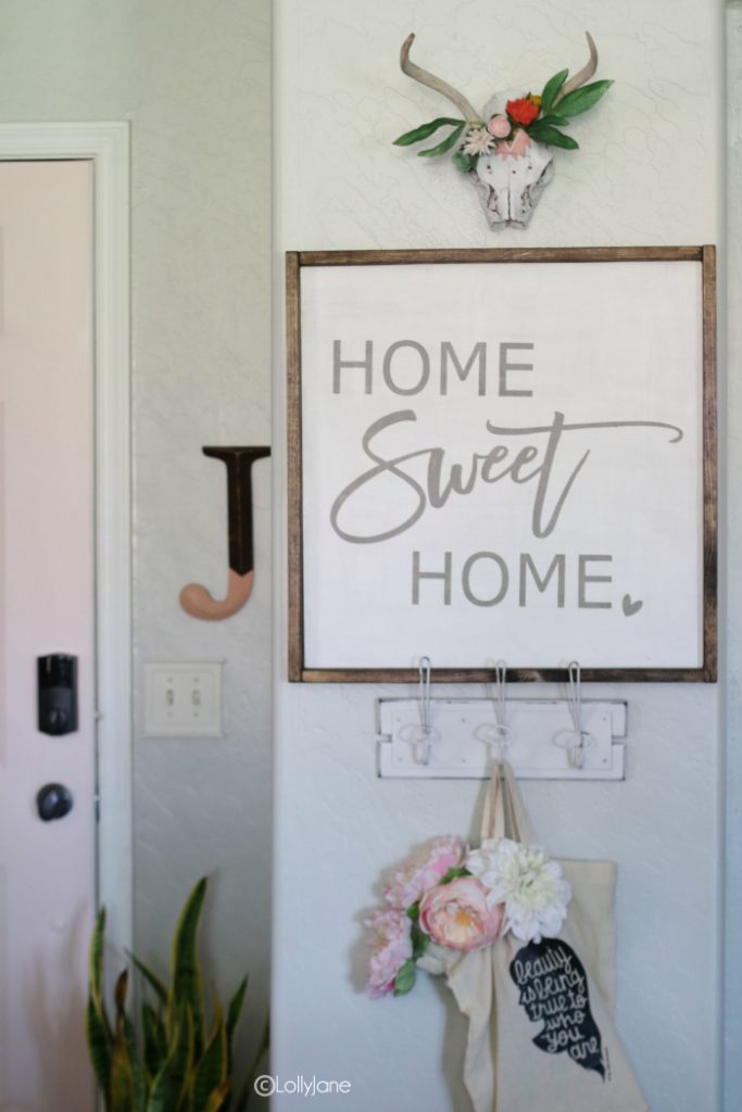 diy farmhouse entryway shelf