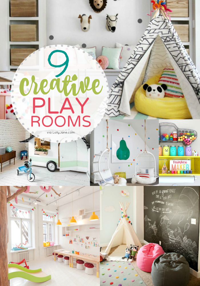 Creative Fun Kids Playroom Ideas