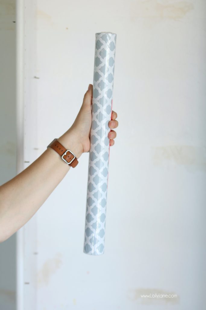 Rustic Pantry Makeover with Adhesive Shelf Liner