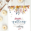 Love this gorgeous watercolor autumn print, perfect to display for fall! Just download + print!