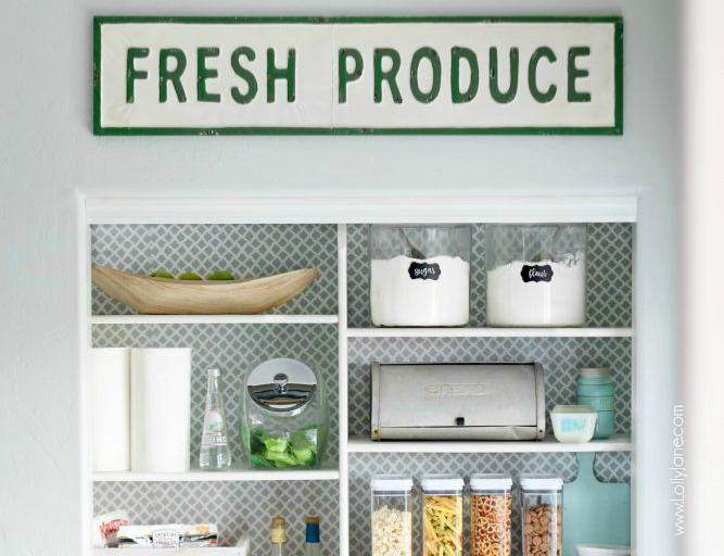 Learn How To Organize A Small Pantry And Make It Feel Twice As Big With These Ideas And Tricks. Whether Your Kitchen Pantry Is Large Or Small, Here Are 6 Tips To Help You Organize A Pinterest-Worthy Pantry For Your Kitchen. #howtoorganizepantry #howtoorganizesmallpantry #smallpantry #pantry #pantryorganization #howto #tipsandtrick