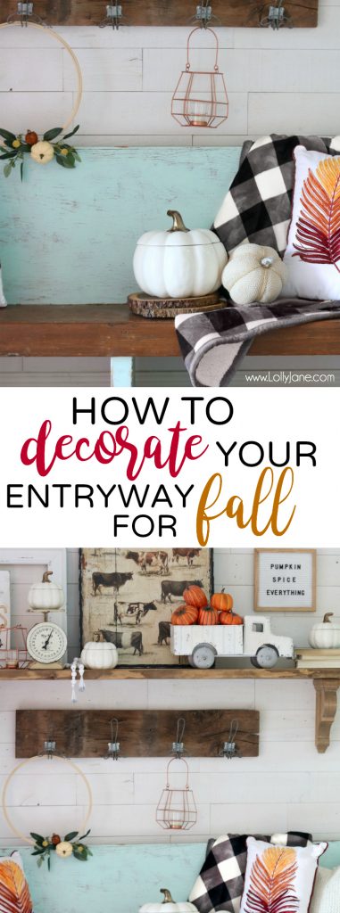 How To EASILY Decorate Your Entryway Beautifully for FALL!