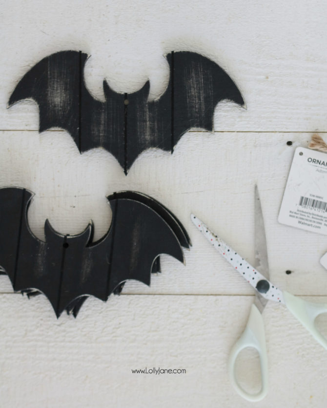 easy bat garland diy