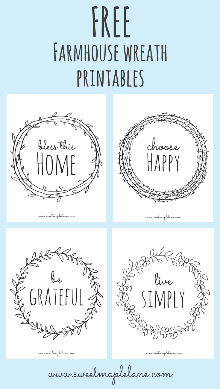Free Printable Farmhouse Sayings