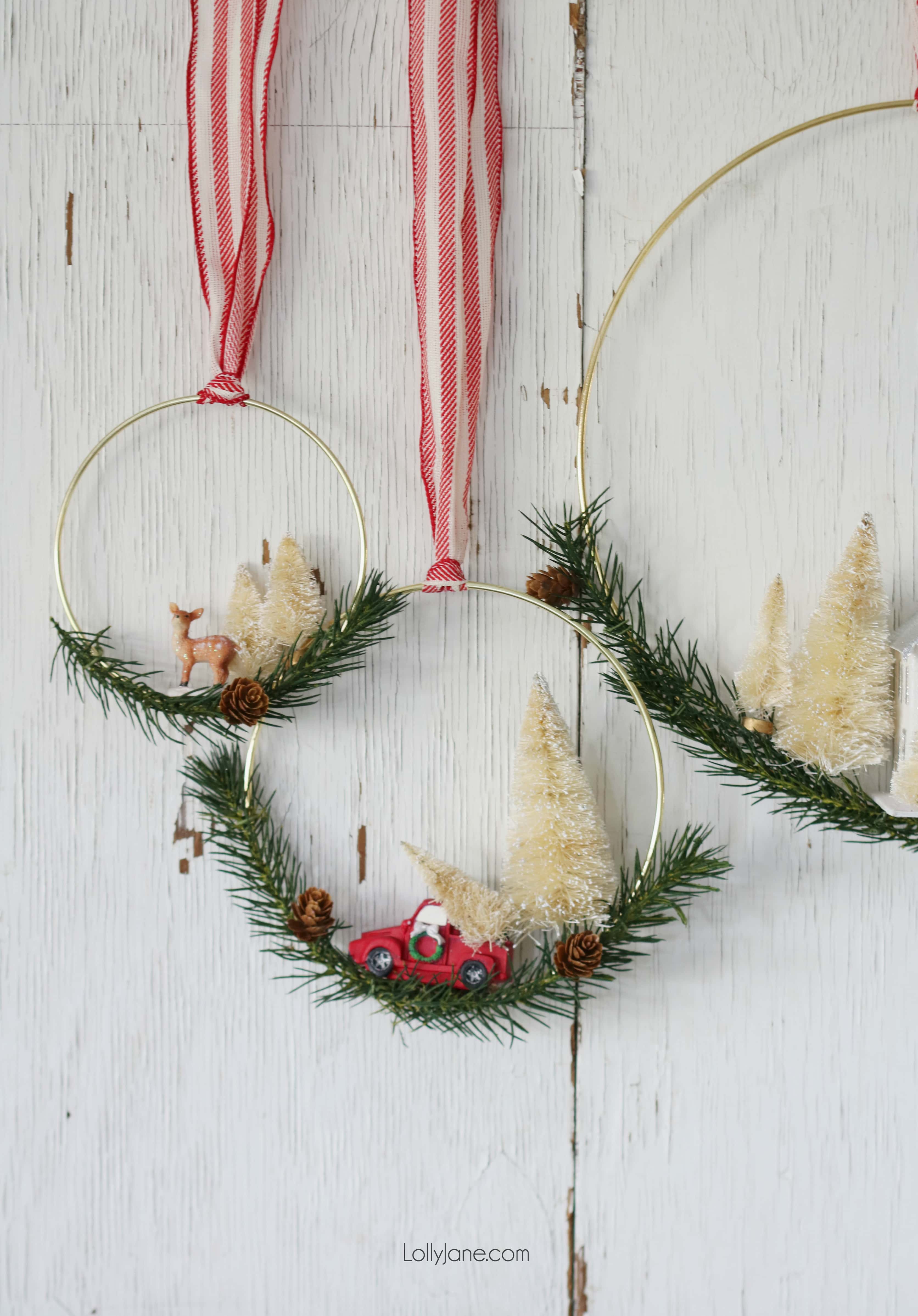 DIY Wreath Using A Pom Pom Garland - The Shabby Tree