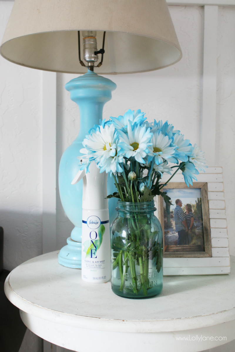 Grab these 5 new year cleaning resolutions from Febreze One. 5 tips to keep your house tidy and clutter free this year! Love this natural air freshener too!