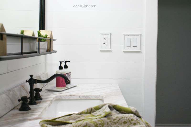 easy bathroom organization ideas - Lolly Jane