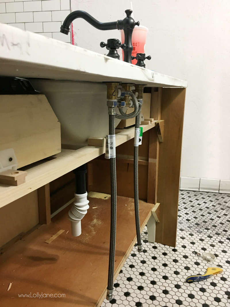 Dresser Turned Into Bathroom Vanity