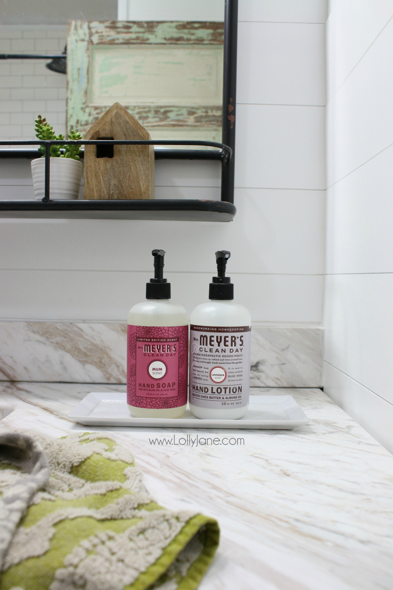 Marble vanity bathroom remodel ideas. Love this dresser turned vanity with a marble top, super affordable!