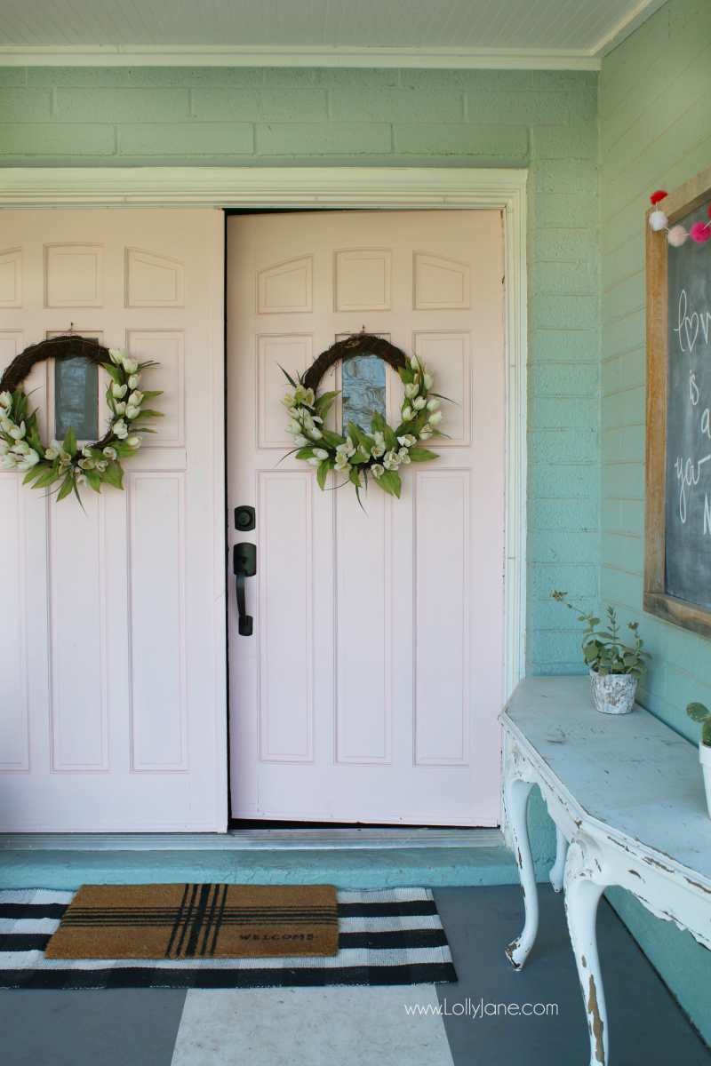 Paper Garland DIY - Rosettes and Leaves - Happy Happy Nester