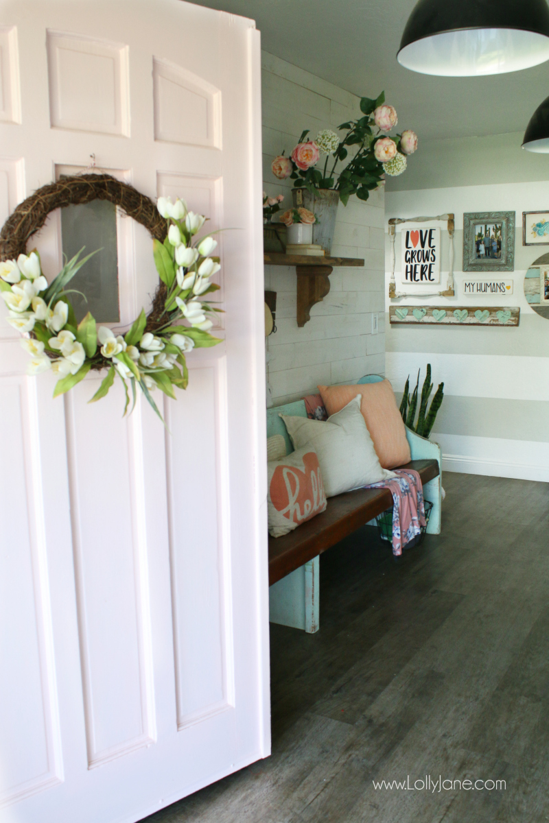 Paper Garland DIY - Rosettes and Leaves - Happy Happy Nester