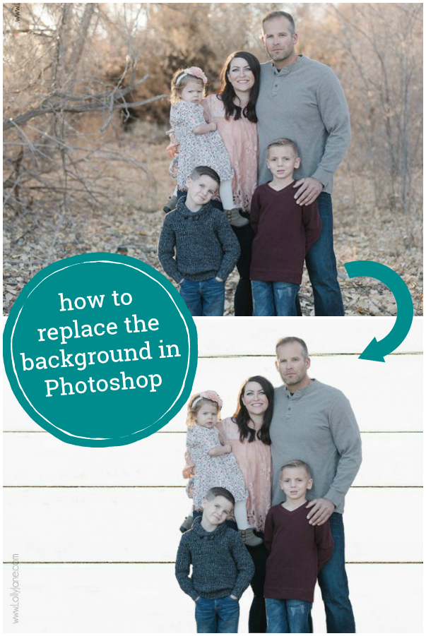 How to replace the background in Photoshop Elements. Easy to follow photoshop tip to replace the background in a family picture. #photoshoptip #phototip #editingtip #ad @adobe