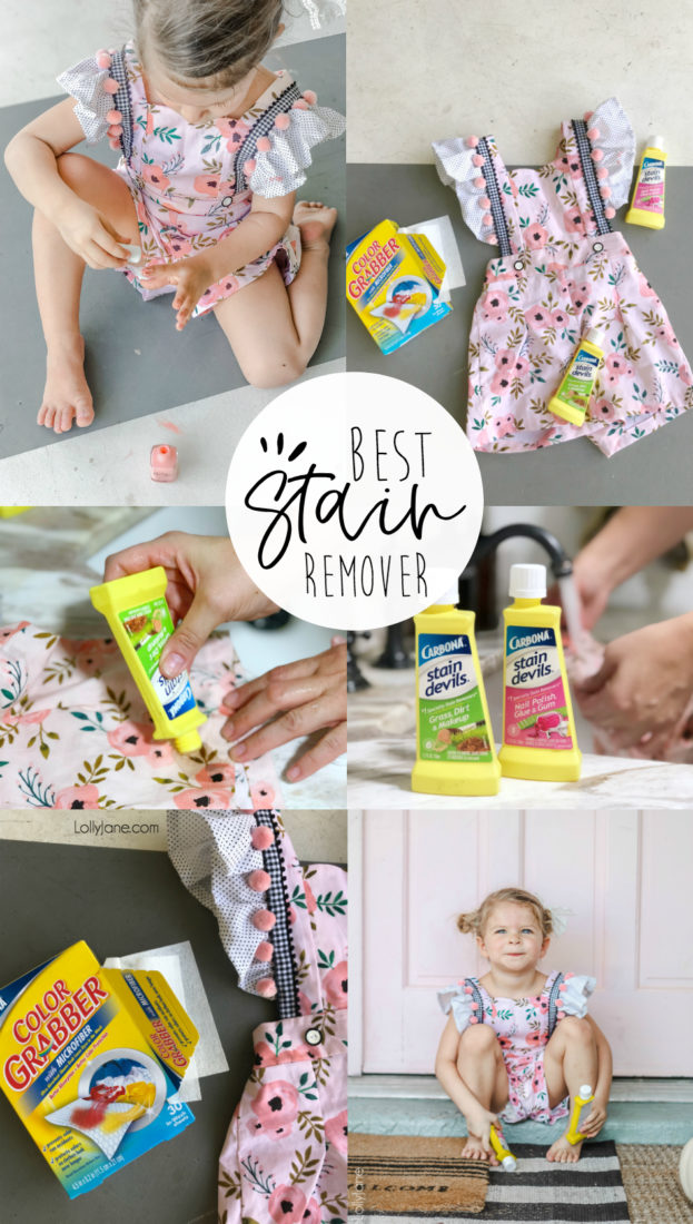 Wowza! I can hardly believe that nail polish (yes, nail polish!) came out of this outfit! Best ever stain remover revealed, check it out! #stainremover #cleaningtips #momhacks #cleaning #cleaninghack #cleaningtricks #carbonara #cleaningtips