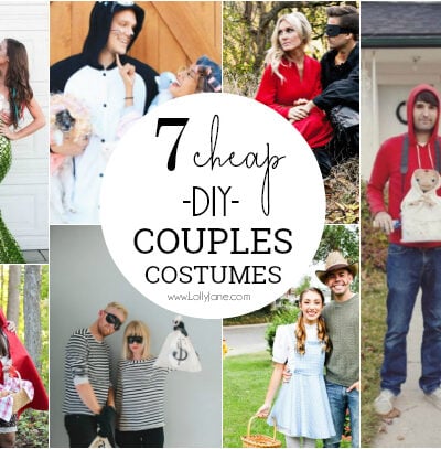 Are you looking for creative couples Halloween costume ideas? Loving these 7 easy to put together couples costumes! They are guaranteed to win you first place at the couple Halloween party! #couplescostumes #adulthalloweenparty #couplecostumes