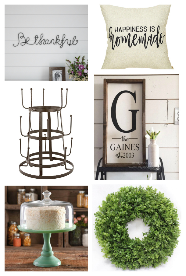 Looking for the perfect gift for the farmhouse lover? We've got the top farmhouse gift ideas for you! #farmhouse #giftguide #giftideas