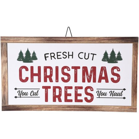 Fresh Cut Christmas Tree Sign... love!