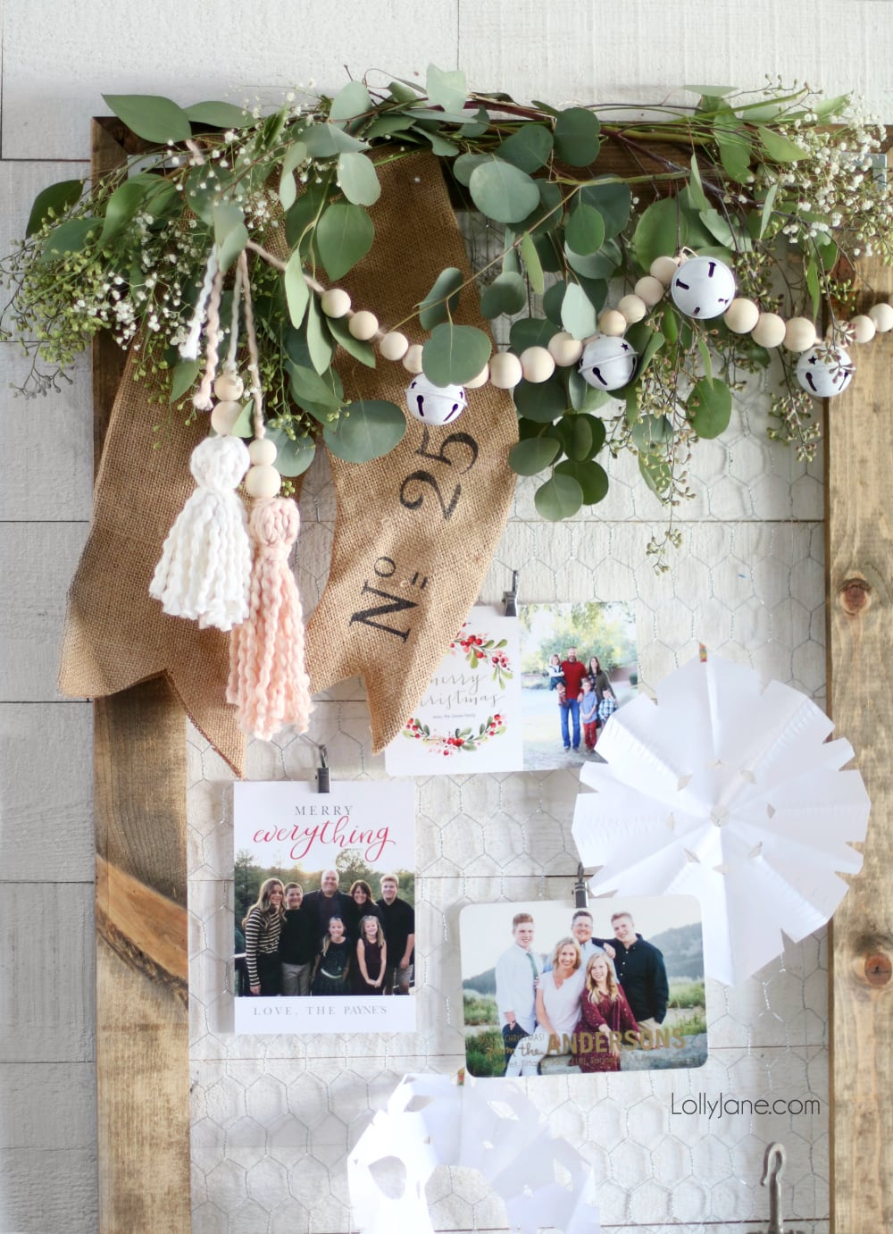 DIY dyed wood bead garland - My Sweet Savannah