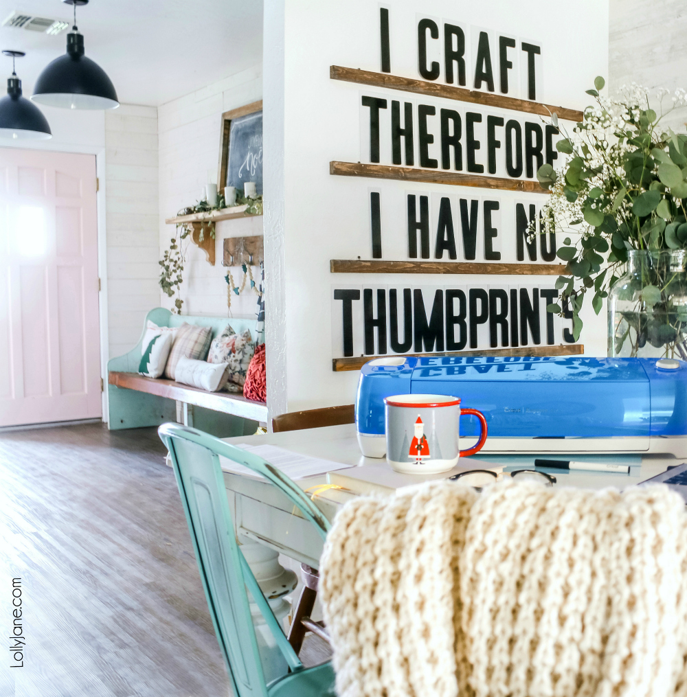 DIY Letter Board Ledge. Make this trending decor in an hour or less and for a fraction of the cost of retail! SO fun to display quotes, phrases, or birthday wishes for any and all occasions! #diy #letterboard #diyletterboard #letterboardledge #quoteoftheday