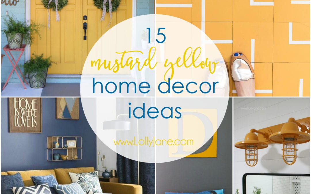 15 Mustard Yellow Home Decor Ideas Lolly Jane 15 Mustard Yellow Home Decor Ideas