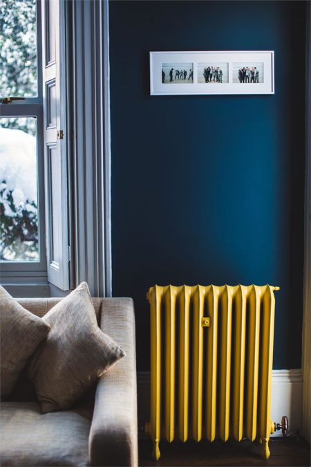 Mustard yellow is a great way to brighten up your home. Click for 14 more decor ideas with this trending color.